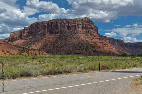 Unaweep-Tabeguache canyon passing Mesa Canyon in Colorado, United States © ssmalomuzh