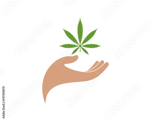 Weed with hand on bottom