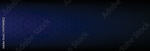 Blue technology hexagon background.digital computer.vector