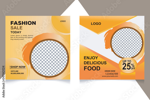 Social Media Post Template Design