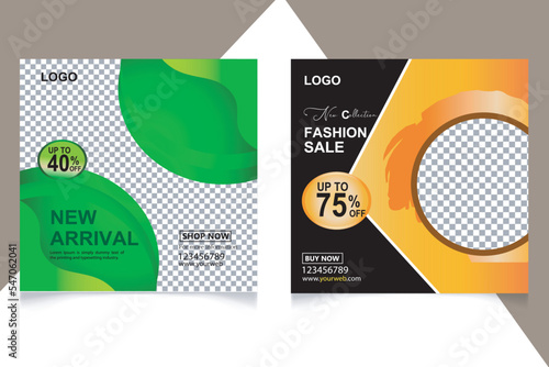 Social Media Post Template Design