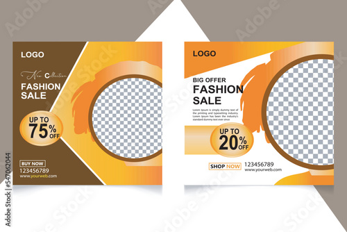 Social Media Post Template Design