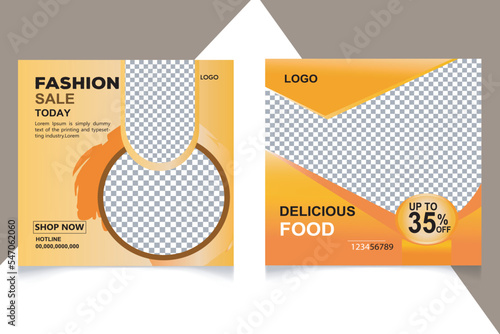 Social Media Post Template Design