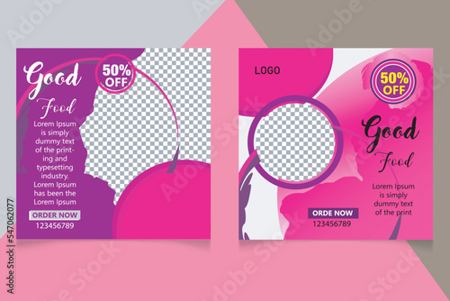 Social Media Post Template Design