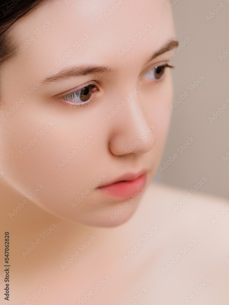 selective focus on eye. Female Eye with Long Eyelashes . Makeup , Cosmetics , Beauty. Close up, Macro selective focus on eye. Female Eye with Long Eyelashes . Makeup , Cosmetics , Beauty. Close up, Macro