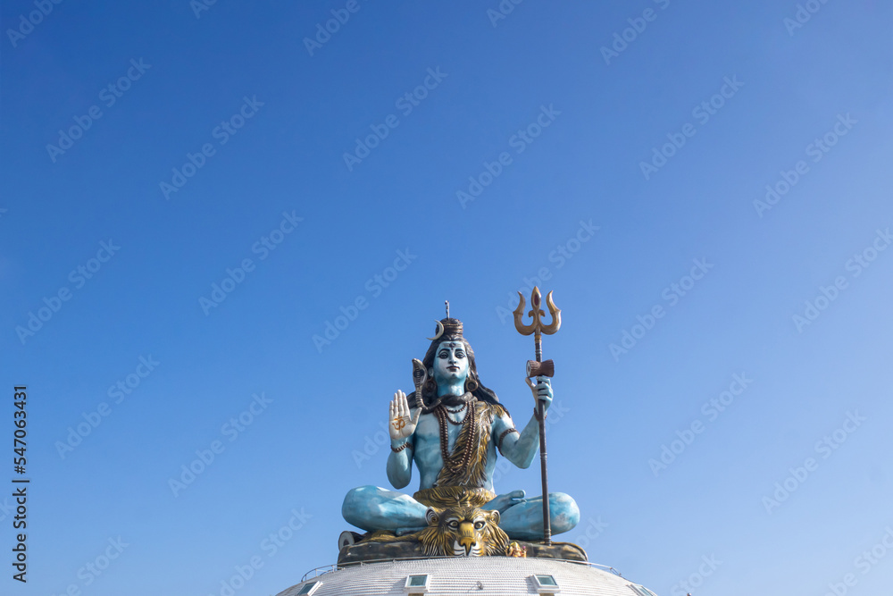 Obraz premium Statue of Lord Shiva, Pumdikot, Pokhara