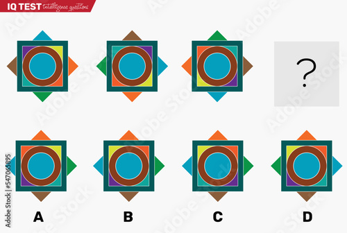 IQ Test Practical Questions. Find the missing.