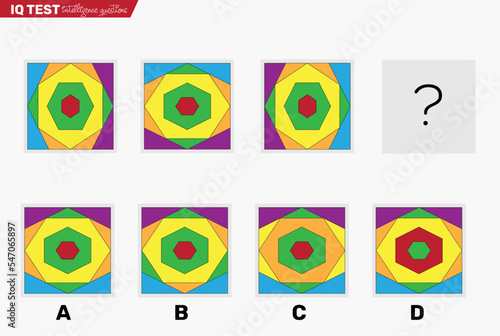 IQ Test Practical Questions. Find the missing.