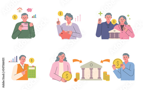People who are collecting assets to prepare for retirement. Bank deposits and wealth management.