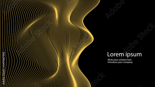 Rainbow, Yellow, white and black infographic design elements for presentation slide templates. Business and management concept can be used for corporate report, advertising, brochure layout and banner