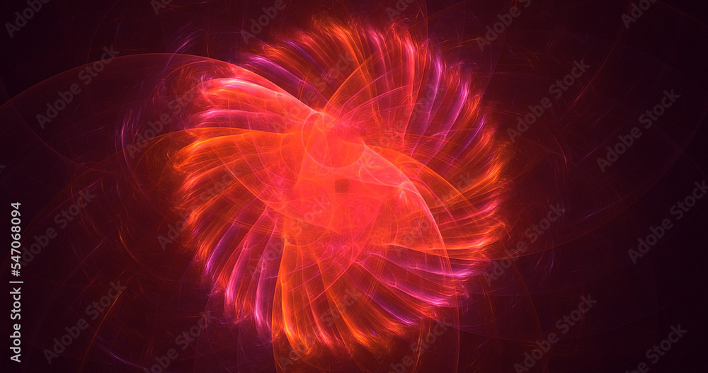 3D rendering abstract round light background 3D rendering abstract round light background