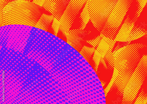 Wallpaper Mural abstract background with a colored dynamic shapes pattern background. Illustration suitable for flat design Torontodigital.ca