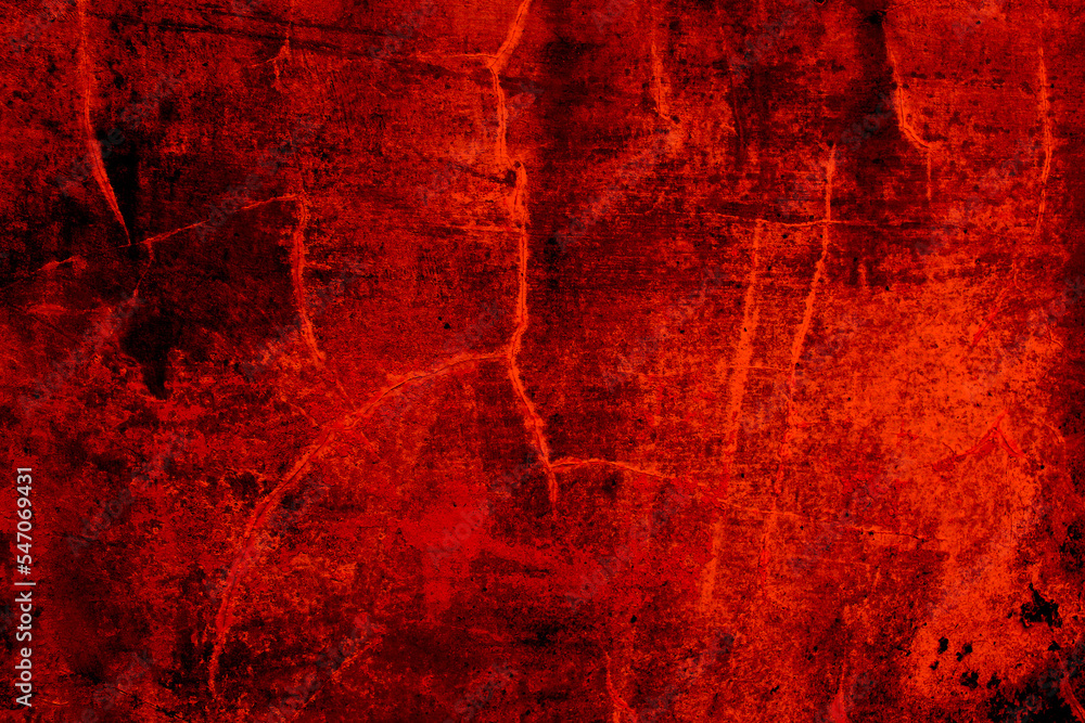scary dark red grunge abstract wall background