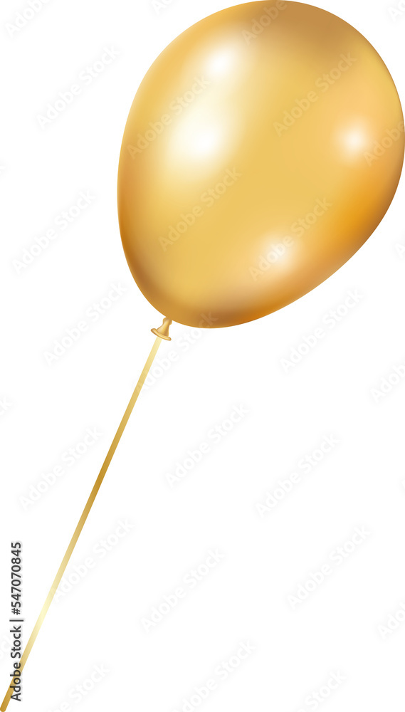 3D gold balloon 3D gold balloon