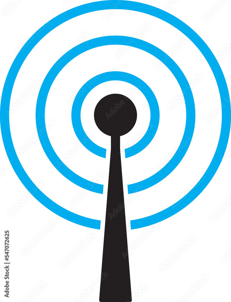 Antenna icon set Antenna icon set