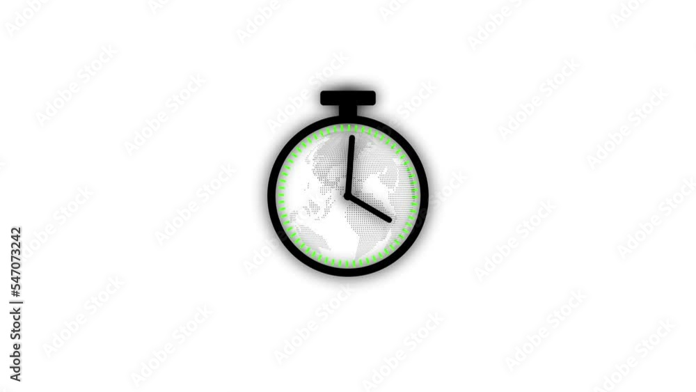 earth clock. clock abstract cyan color digital clock animation on black background. time clock animation in 12 hour. earth clock. clock abstract cyan color digital clock animation on black background. time clock animation in 12 hour.