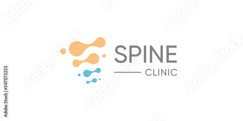Chiropractic logo design unique idea concept