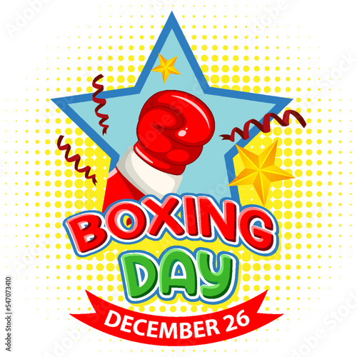 Boxing day banner design