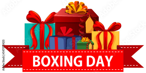 Boxing day banner design