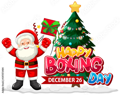 Boxing day banner design
