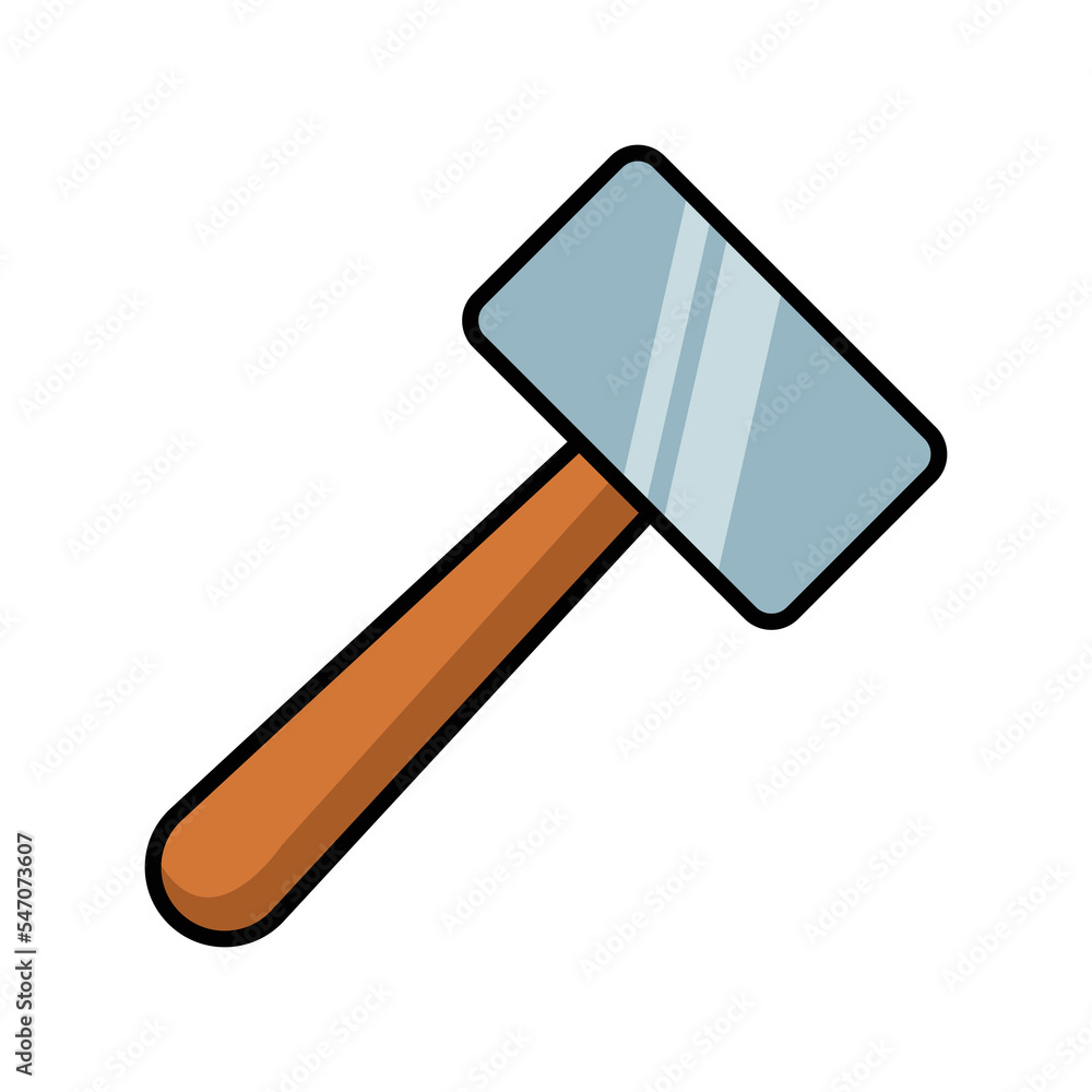hammer icon vector design template in white background hammer icon vector design template in white background
