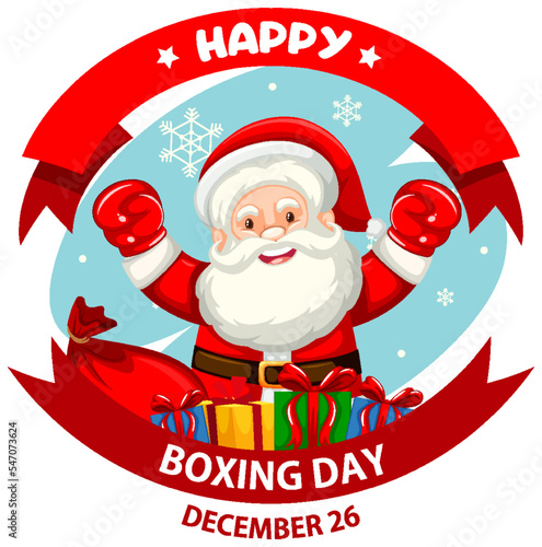 Boxing day banner design