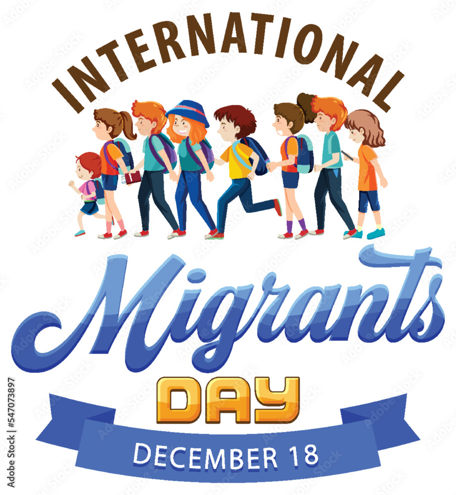 International Migrants Day Banner Design International Migrants Day Banner Design