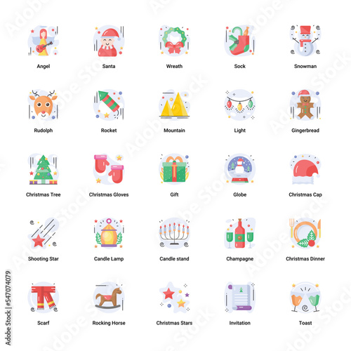 Christmas and New Year Flat 