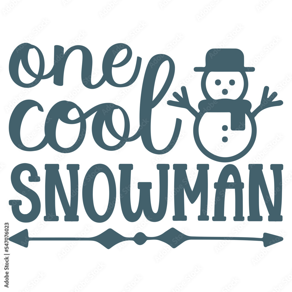 Fototapeta premium Winter Svg Design