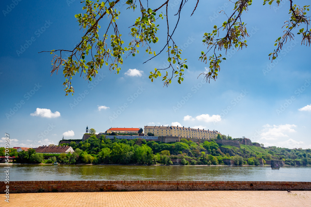 Obraz premium Novi Sad old city and fortress view, Serbia