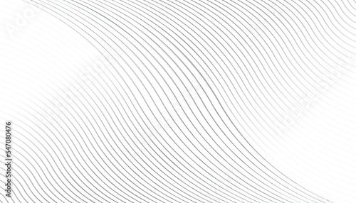 Abstract monochrome stripe texture background. Minimal grey wavy lines pattern background for retro and graphic effects. Vector, 2023