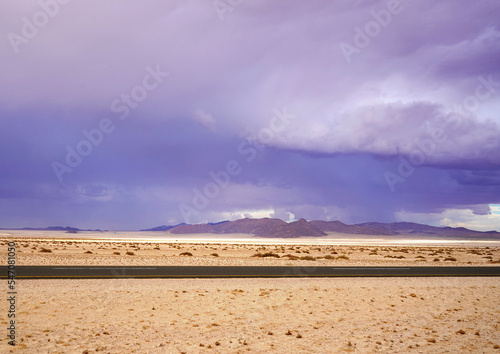 Desert with sand dunes, Namib desert in Namibia