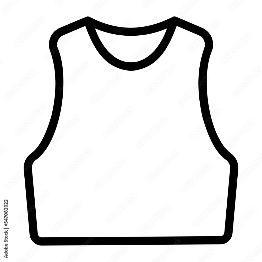 crop top line icon crop top line icon
