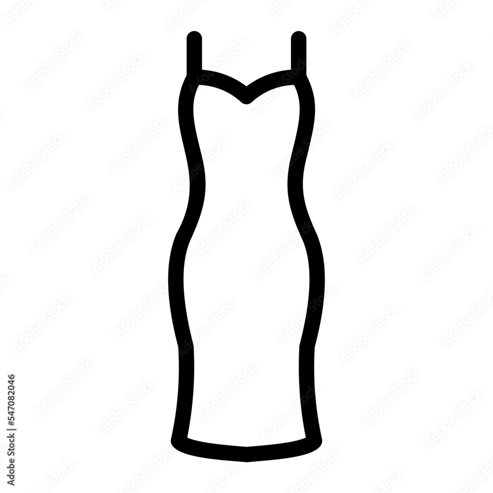 dress line icon dress line icon