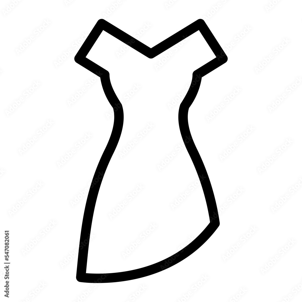 dress line icon dress line icon