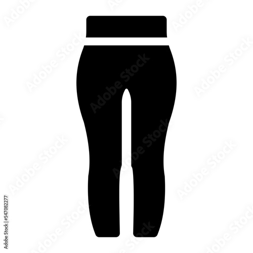 leggings glyph icon