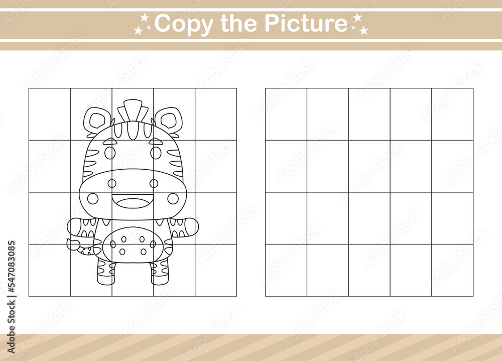 copy the picture Educational game for kindergarten and preschool ...