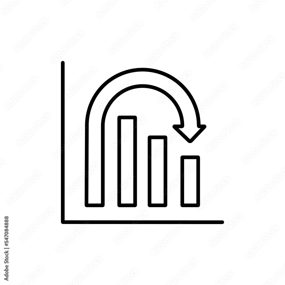 graph diagram chart icon growth increase decrease up down graph diagram chart icon growth increase decrease up down