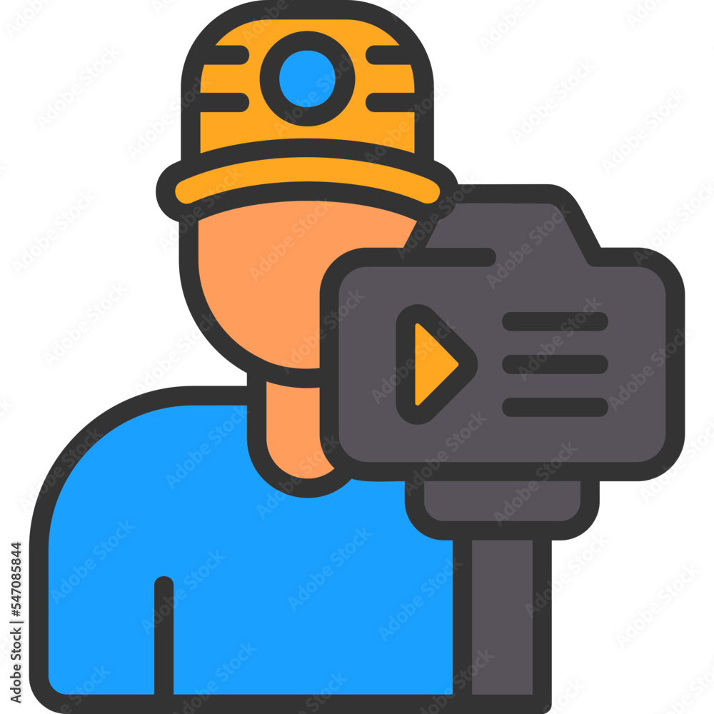 Camera Operator Icon Camera Operator Icon