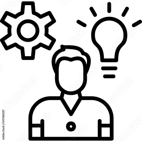 Obraz na płótnie Key Skills Icon w salonie