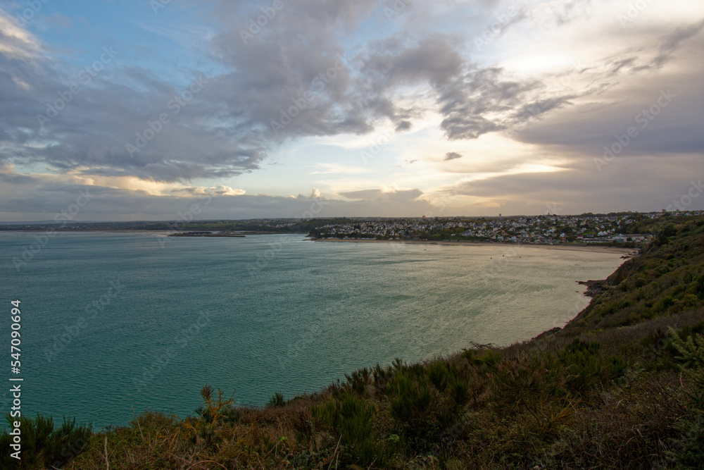 Pointe du roselier à plerin sur mer - côte d'armor - bretagne Pointe du roselier à plerin sur mer - côte d'armor - bretagne