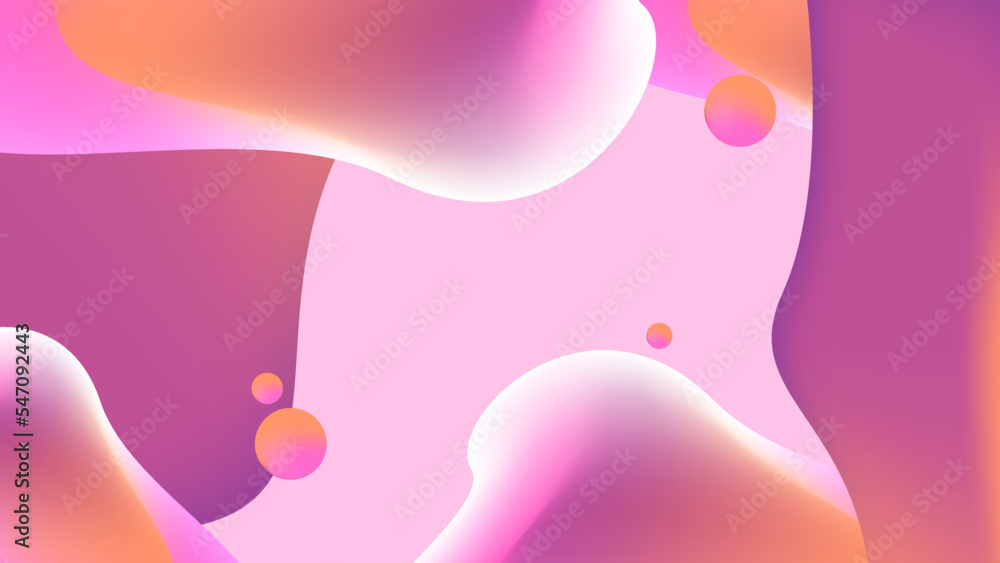Trendy fluid gradient background for landing page background, colorful abstract liquid 3d shaped. Futuristic design backdrop for banner, poster, cover, flyer, presentation, advertising