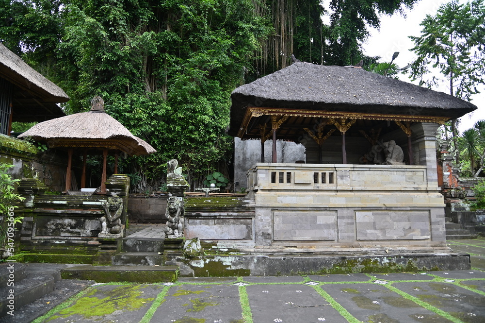 Bali, Indonesia - November 11, 2022: The Goa Gajah Temple