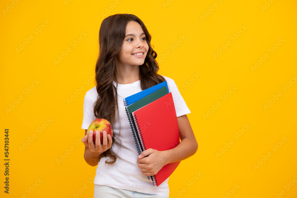 School child with book. Learning and education. School child with book. Learning and education.