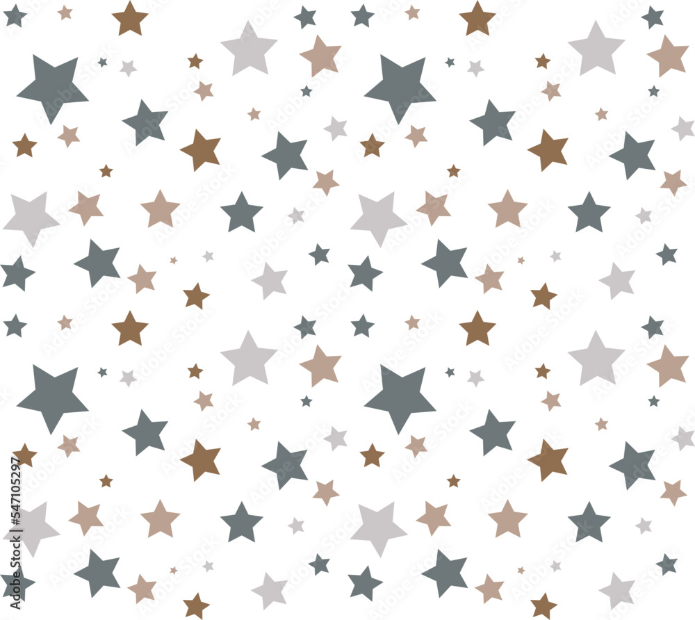 Stars, lavender and rose, soft colors, seamless pattern, scalable, vector, for nursery decor