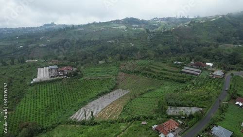 Bali, Indonesia - November 12, 2022: The Scenery of Munduk area at North Bali photo