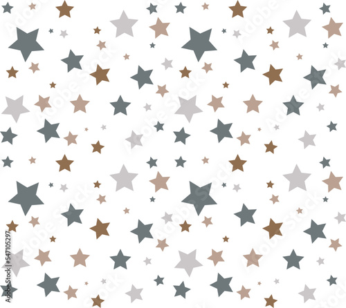 Stars  lavender and rose  soft colors  seamless pattern  scalable  vector  for nursery decor