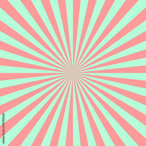 An illustration with rays coming out of the center. Unique radial pattern. Background with stripes, lines, diagonals. For scrapbooking, printing, websites and bloggers