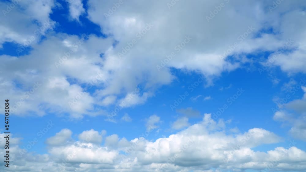 青空の雲の風景 ノーマルスピード 青空の雲の風景 ノーマルスピード