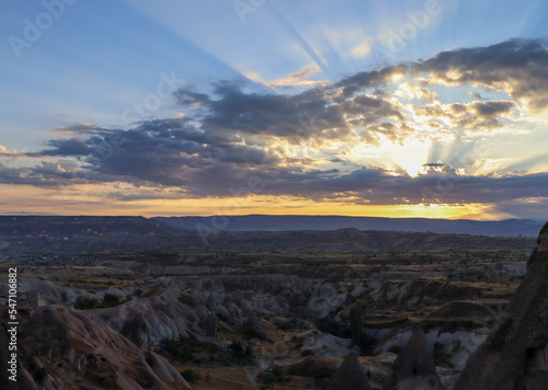 Balloon flight in Cappadocia in Turkey. High quality photo